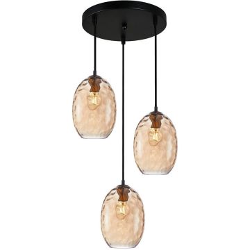 Italux Novala PND-3031-3A-BRO-AMB Pendelleuchte 3x40W/E27 IP20