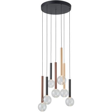 Italux Alinos PND-24019-7A-BK Pendelleuchte 7x28W/LED 3000K 2205lm IP20