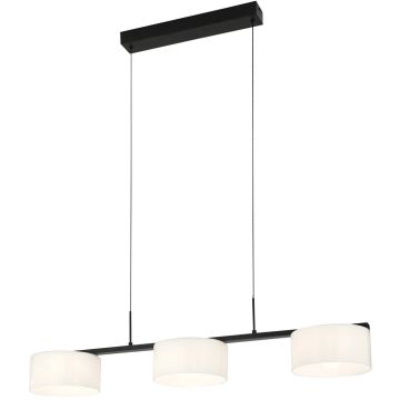 Italux Austis PND-02836-3-BK Pendelleuchte 1x24W/LED 3000K/4000K/6000K 3700lm IP20
