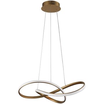 Italux Consa PND-19221C-GD Pendelleuchte 1x40W/LED 3000K/4000K/6000K 3400lm IP20