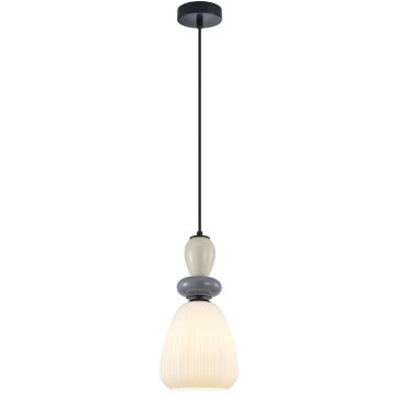 Italux Domali PND-36816-1D-BK-WH Pendelleuchte 1x40W/E27 IP20