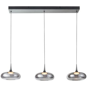 Italux Tenele PND-24028-3B-SILV Pendelleuchte 3x21W/LED 3000K 1300lm IP20