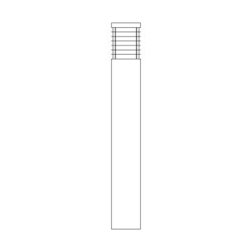 Norlys HALMSTAD 296BC Stehlampe 1x9W/E27 IP65