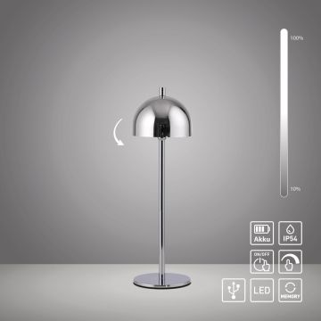 Paul Neuhaus BELLIS 19244-17 Tischleuchte 1x2,5W/LED 3000k 210lm ip54