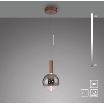 Paul Neuhaus BOWL 2284-23 Pendelleuchte 1x7,4W/LED 2700k 300lm ip20