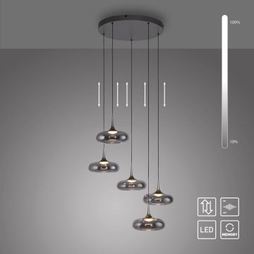 Paul Neuhaus POSH 15694-15 Pendelleuchte 5x6,3W/LED 3000k 1450lm ip20