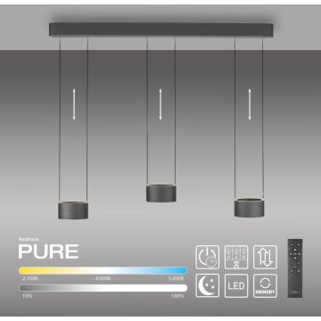 Paul Neuhaus PURE CLIPSE 2473-15 Pendelleuchte 6x5W/LED 2200-5000k 670lm ip20