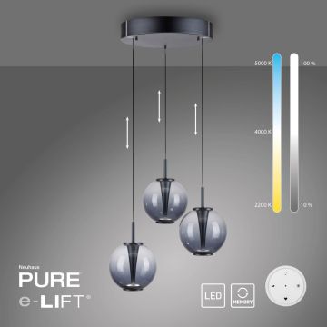 Paul Neuhaus PURE E-Infinity 2222-15 Pendelleuchte 3x7W/LED 2200-5000k 520lm ip20