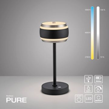 Paul Neuhaus PURE FALLING RINGS 4503-18 Tischleuchte 1x8W/LED 2200-5000k 310lm ip20