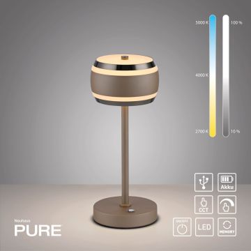 Paul Neuhaus PURE FALLING RINGS 4503-97 Tischleuchte 1x8W/LED 2200-5000k 310lm ip20