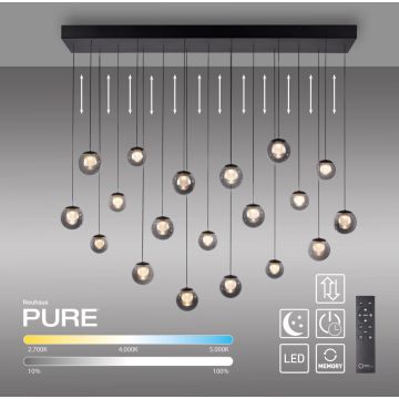 Paul Neuhaus PURE POPUP 2589-15 Pendelleuchte 19x3W/LED 2200-5000k 2050lm ip20