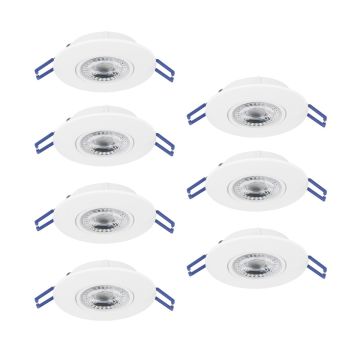 Eglo GEDREZ 300186 Einbau-Downlight 7x4.9W/LED 2700K, 4000K, 6500K 3640lm ip20