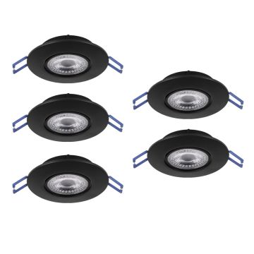 Eglo GEDREZ 300189 Einbau-Downlight 5x4.9W/LED 2700K, 4000K, 6500K 2600lm ip20