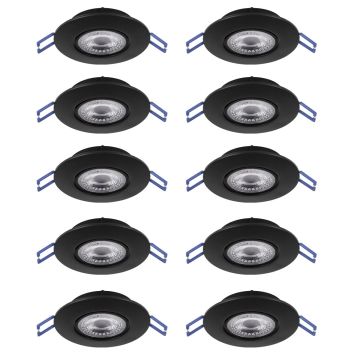 Eglo GEDREZ 300192 Einbau-Downlight 10x4.9W/LED 2700K, 4000K, 6500K 5200lm ip20