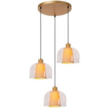 Lucide GUNHILD 30460/13/60 Pendelleuchte 3x60w/e27 ip20
