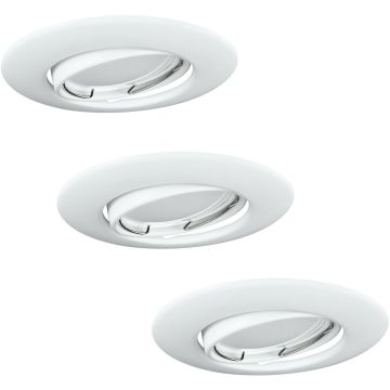 Polux OLIN 306210 Einbau-Downlight 1x3,5W/GU10 3000K 250LM IP20