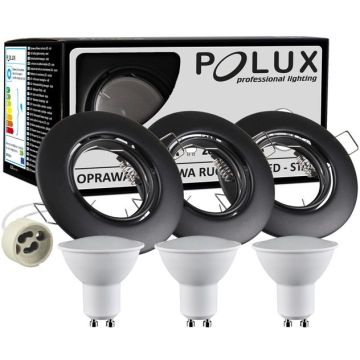 Polux OLIN 306227 Einbau-Downlight 1x3,5W/GU10 3000K 250LM IP20