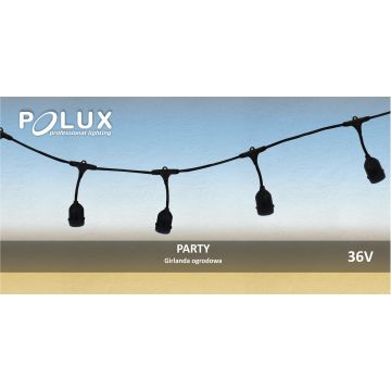 Polux PARTY 308788 Girlande 10x0,5W/E27 IP44