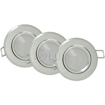 Polux SUN 305275 Einbau-Downlight 1x3,5W/GU10 3000K 250LM IP20