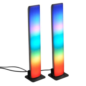 Polux GAMER 326591 Schreibtischlampe 2x5W/LED RGBW IP20
