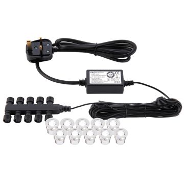 Endon IKON ROUND 13889 Poolleuchte 10x0.45W/LED 6500K 80LM IP67