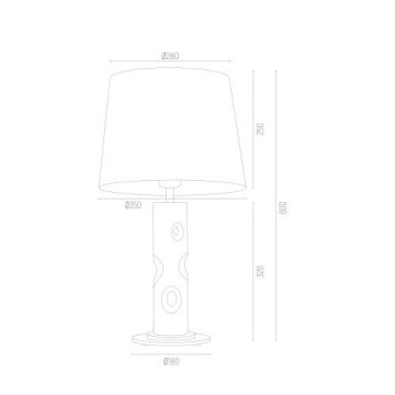 Argon NANCY 3843 Tischleuchte 1x15W/E27 IP20