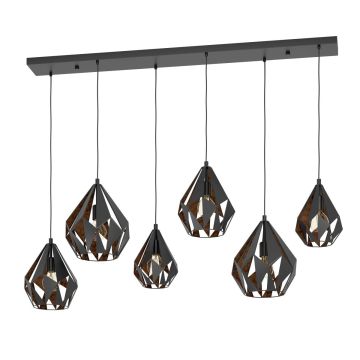 Eglo CARLTON 1 43846 Pendelleuchte 6x40W/E27 IP20