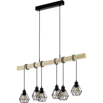Eglo TOWNSHEND 5 44076 Pendelleuchte 6x60w/e27 ip20