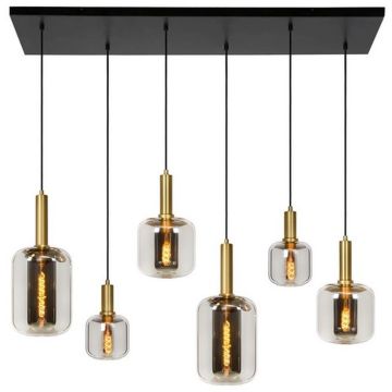 Lucide JOANET 45494/06/65 Pendelleuchte 6x40w/e27 ip20