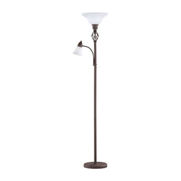 Trio RUSTICA 4602021-24 Stehleuchte 2x140w/e27+e14 ip20