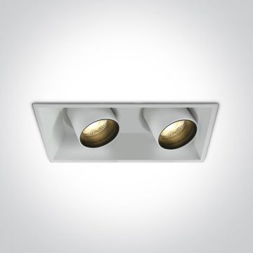 One Light The Recessed Cylinders 51211C/W/W Einbau-Downlight 2x11W/LED 3000K 820lm IP20