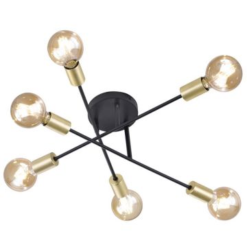 Trio CROSS 606700632 Deckenlampe 6x40w/e27 ip20