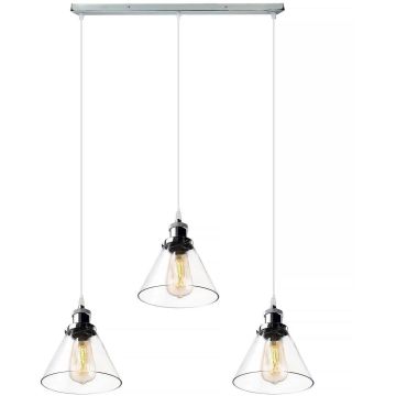 Altavola Design NEW YORK LOFT LA034/CL3_chrom Pendelleuchte 3x40W/E27 IP20