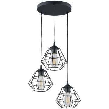 TK Lighting DIAMOND 6204 Pendelleuchte 3x15W/E27