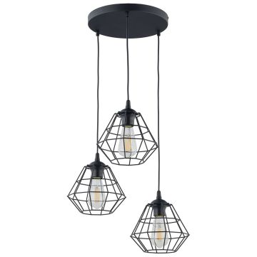 TK Lighting DIAMOND 6204 Pendelleuchte 3x15W/E27