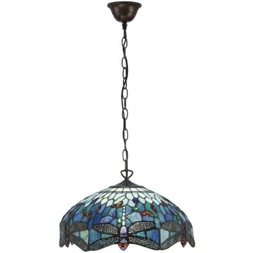 Endon DRAGONFLY BLUE 64080 Pendelleuchte 3x60W/E27 IP20