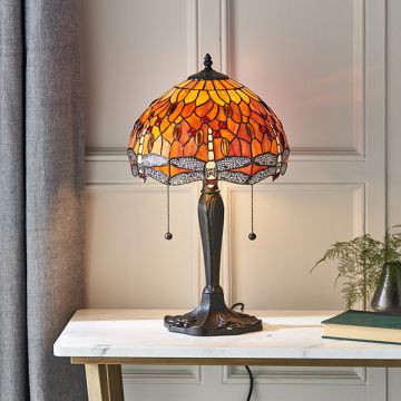Endon DRAGONFLY FLAME 64092 Tischleuchte 2x60W/E27 IP20