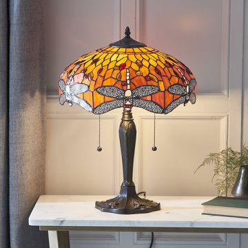 Endon DRAGONFLY FLAME 64093 Tischleuchte 2x60W/E27 IP20