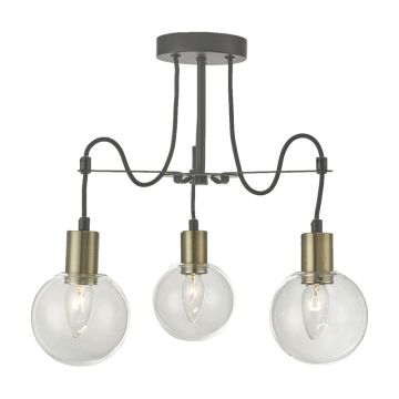 Prezent ABRAZO 64402 Deckenlampe 3x40W/E14 IP20