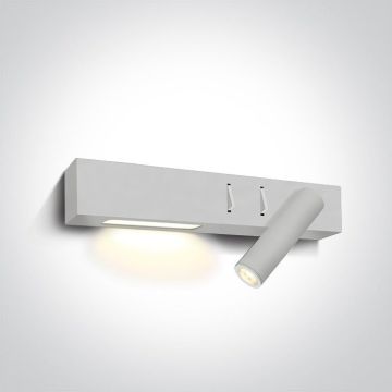 One Light Reading Spots 65146A/W/W Wandleuchte 1x3W|1x6W/LED 3000K 480lm IP20