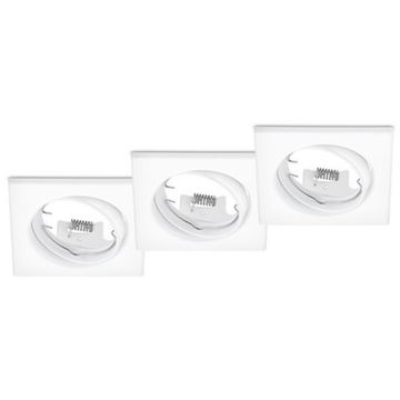 Trio JURA 650000331 Einbau-Downlight 3x15w/gu10 ip20
