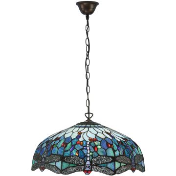 Endon DRAGONFLY BLUE 66148 Pendelleuchte 3x60W/E27 IP20