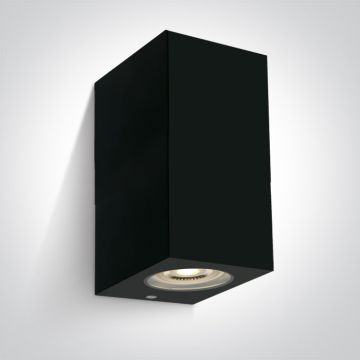 One Light Outdoor Cube 67142K/B Wandleuchte 2x6W/GU10 IP65