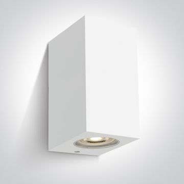 One Light Outdoor Cube 67142K/W Wandleuchte 2x6W/GU10 IP65