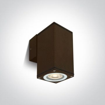 One Light Outdoor Cubes 67426B/BR Wandleuchte 1x10W/GU10 IP54