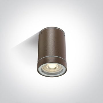 One Light Outdoor Cylinders 67130C/BR Aufbau-Downlight 1x10W/GU10 IP54