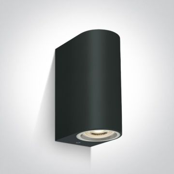 One Light Outdoor Cylinders 67142G/B Wandleuchte 2x6W/GU10 IP65