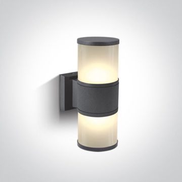 One Light Tube Lights 67098/AN Wandleuchte 2x20W/E27 IP54