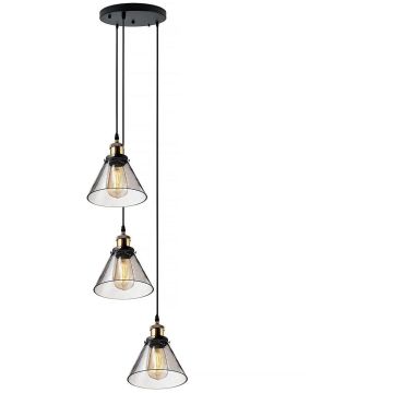 Altavola Design NEW YORK LOFT LA034/CO3_smoky Pendelleuchte 3x40W/E27 IP20