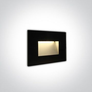 One Light The Glass Face 68076/B/W Einbau-Treppenleuchte 1x3W/LED 3000K 200lm IP65